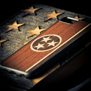 Wooden Tennessee Flag iPhone Case