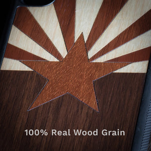 Arizona flag wooden iPhone X case
