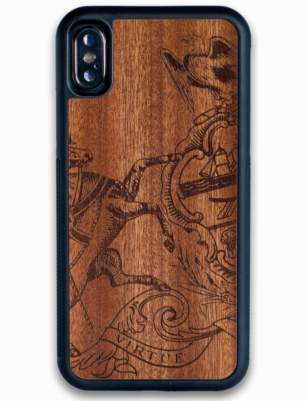 Pennsylvania flag wooden iPhone X case
